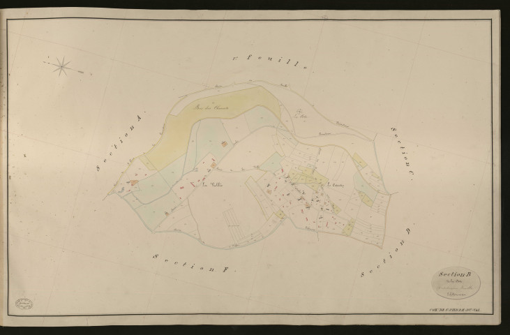 Saint-Pierre-du-Val. Section B _ de la Côte _ 2e et dernière Feuille