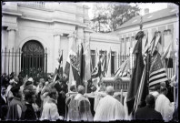 Procession en l'honneur de la béatification de Sainte-Thérèse de Lisieux à Lisieux (Calvados).