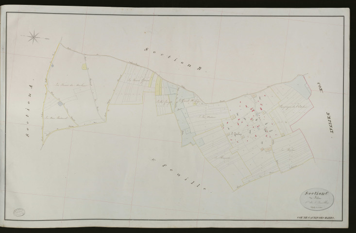 Saint-Aubin-des-Hayes. Section C _ de Bélon _ 1re de 2 Feuilles