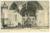 Saint-Maclou. Intérieur de l'Eglise.