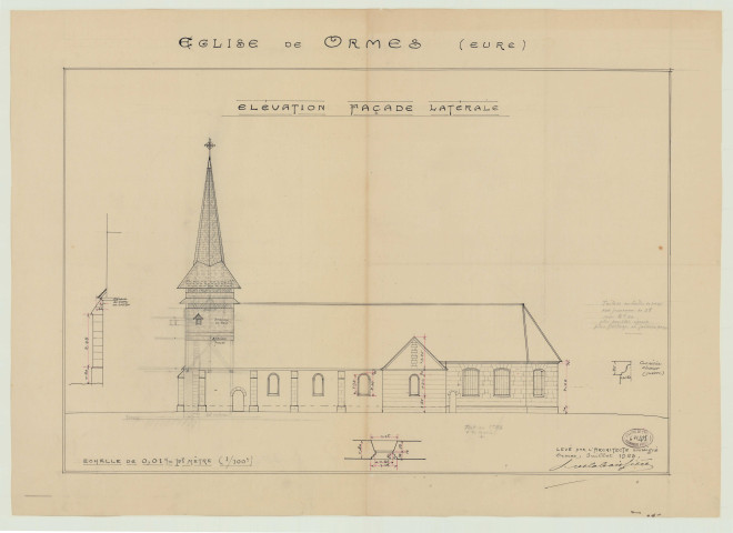 Ormes _"Eglise d'Ormes" .