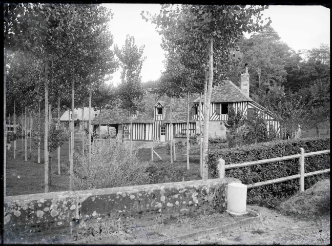 Ferme à colombages.
