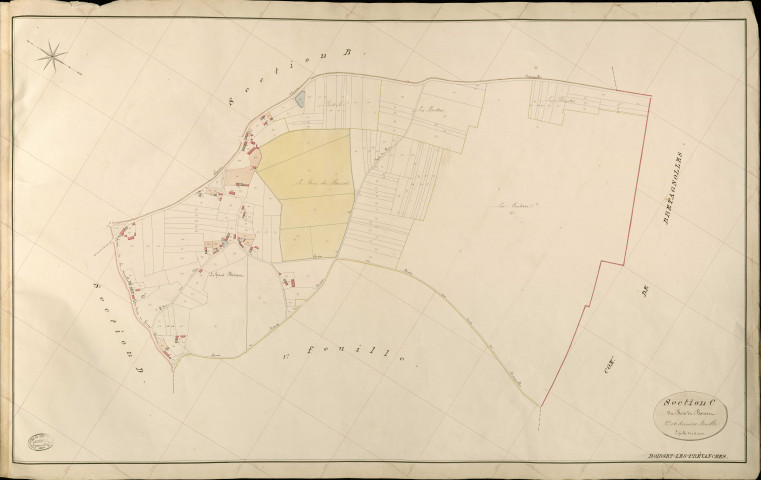 Boisset-les-Prévanches. Section C _ du Breuil _ 2e et dernière Feuille
