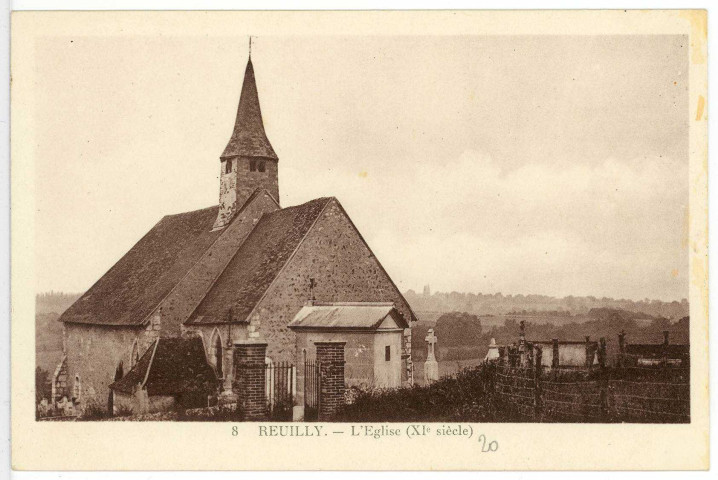 Reuilly. L'Eglise (XIe siècle).