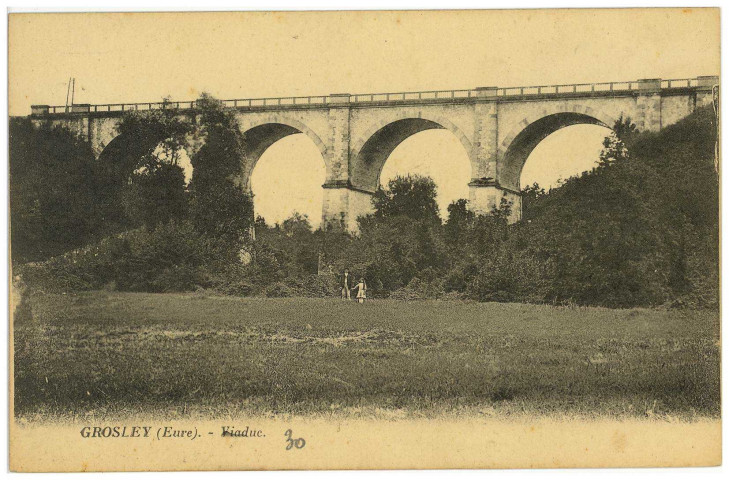 Grosley-sur-Risle. Viaduc.