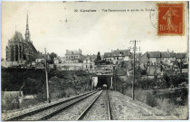 Conches-en-Ouche. Vue panoramique et entrée du Tunnel.