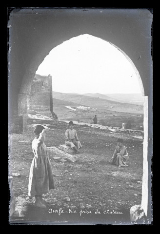 Vue prise du château d'Ourfa (Turquie).