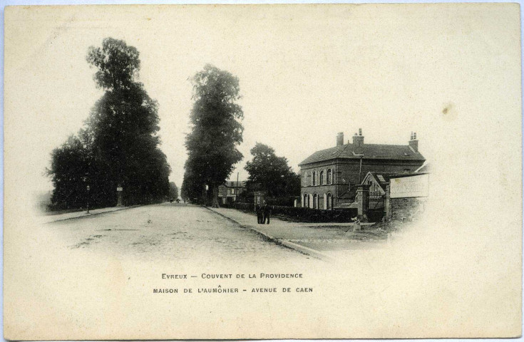 Evreux-Ville. Couvent de la Providence - Maison de l'Aumônier - Avenue de Caen.