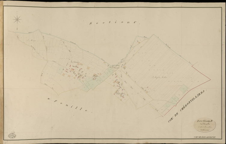 Bois-Arnault. Section D _ de l'Oraille _ 1re de 2 Feuilles