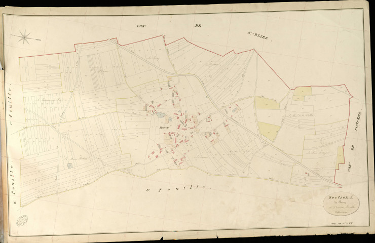 Burey. Section A _ de Burey _ 4e et dernière Feuille