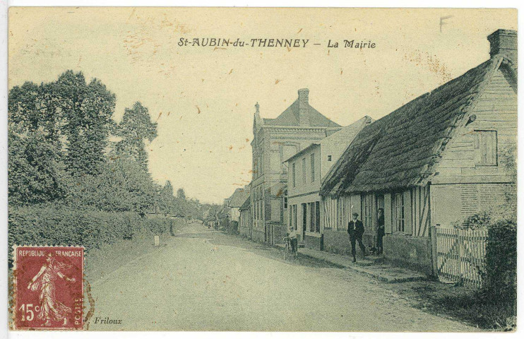Saint-Aubin-du-Thenney. La Mairie.