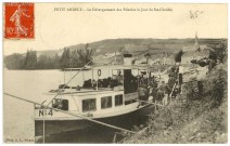 Andelys (Les). Le Débarquement des Pèlerins le Jour de Ste Clothilde.