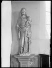 Statue de Vierge à l'enfant de l'église de Beauficel-en-Lyons (Eure).