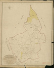 Saint-Denis-du-Béhélan. Tableau d'assemblage _ du Plan Parcellaire de la Commune de Saint Denis-du-Béhélan _ Canton de Breteuil - Evreux - Eure. _ Terminé sur le Terrain en 1829 , sous l'administration de M. Le Vicomte Raymond Delaître , Préfet _ M. Leclerc, Maire _ sous la Direction de M.Boullenger, Directeur des Contributions directes _ M. Hautier, Géomètre en Chef. _ Par M. Lecerf, Géomètre de 1re classe.