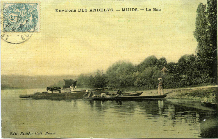 Muids. Muids - Le Bac.