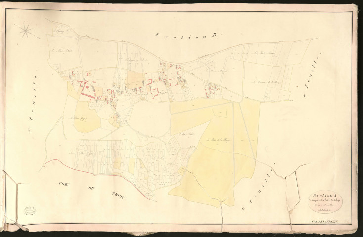 Andelys (Les). Section A _ de Noyers et du Petit Andelys _ 2e de 5 Feuilles