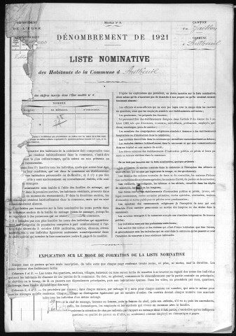 AUTHEUIL 1921