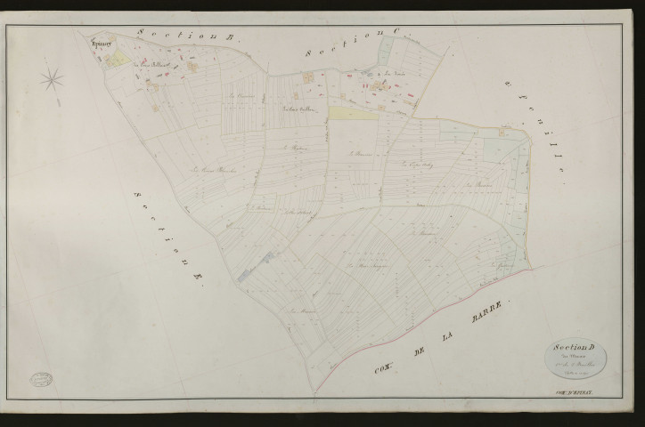 Epinay. Section D _ des Marais _ 1re de 2 Feuilles