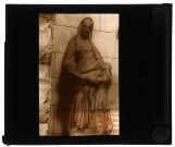 Église de Romilly-la-Puthenaye (Eure), statue de Saint-Ouen.