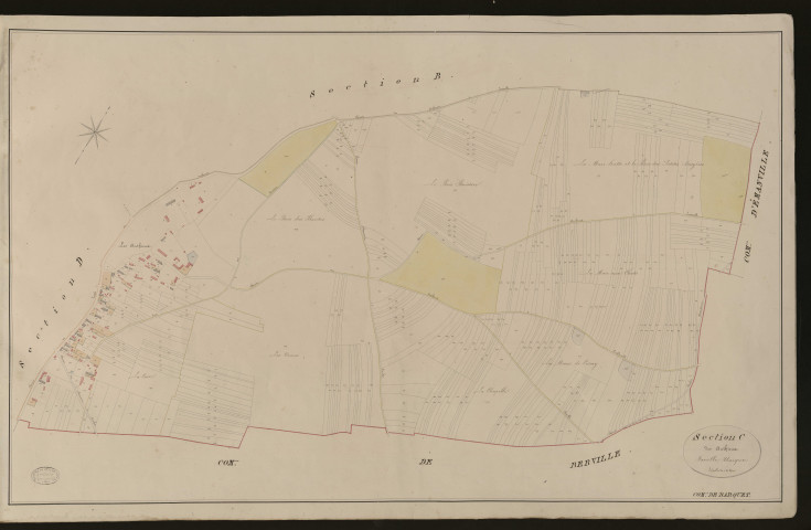 Barquet. Section C _ des Authieux _ Feuille Unique