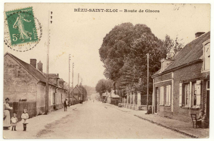 Bézu-Saint-Eloi. Route de Gisors.