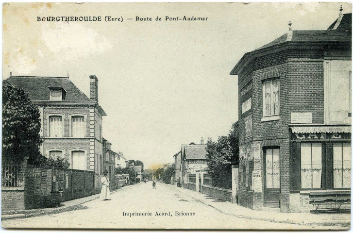 Bourgtheroulde. Route de Pont-Audemer.
