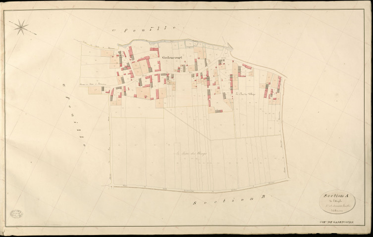 Gadencourt. Section A _ de l'Angle _ 3e et dernière Feuille