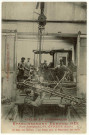 Evreux-Ville. Cycles et Automobiles-Etablissements Edmond Hée-Rue Joséphine, 57-Evreux - Un coin des Ateliers-La Fosse pour la Réparation des Autos.