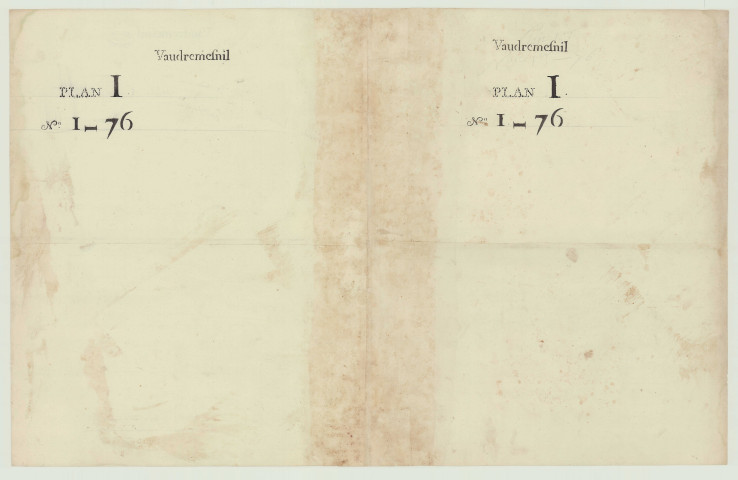 Vaudrimesnil (Manche) - Atlas de plans de la paroisse. *