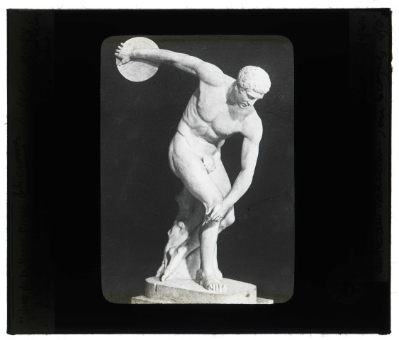 Palais Lancellotti à Rome (Italie), "Discobole" de Myron.