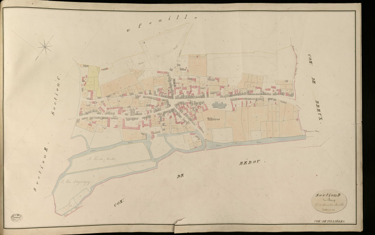 Tillières-sur-Avre. Section D _ du Bourg _ 3e et dernière Feuille