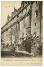 Evreux-Ville. Palais Episcopal, Façade sur les Fossés.