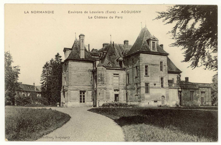 Acquigny. Le Château du Parc.