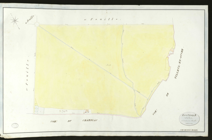 Bosc-Morel. Section B _ de la Forêt _ 5e et denrière Feuille