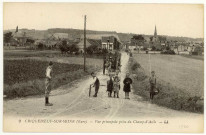 Criquebeuf-sur-Seine. Vue Principale prise du Champ-d'Asile.