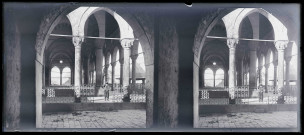 Portail de la mosquée al Adiliyé à Alep (Syrie).