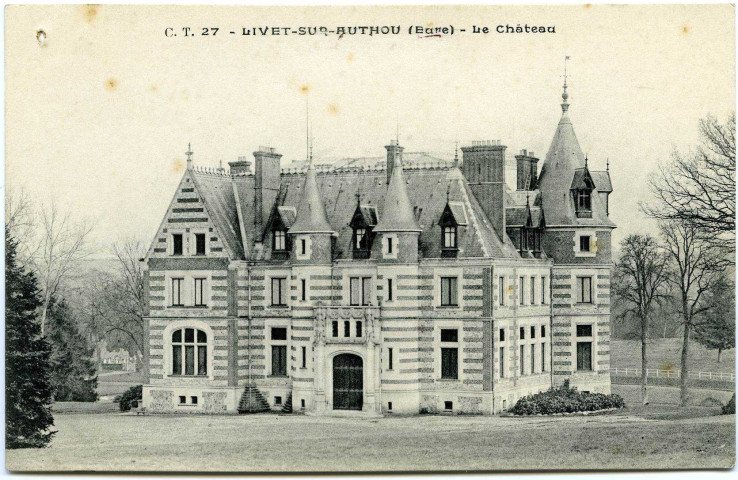 Livet-sur-Authou. Le Château.