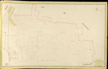 Ecquetot. Section C _ du Chemin de Villettes et des Caudières _ 1re de 2 Feuilles