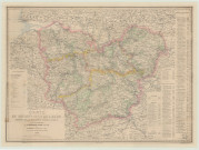 Carte du département de l'Eure… sous Beverini-Vico préfet