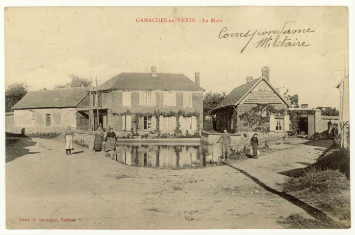 Gamaches-en-Vexin. La Mare.