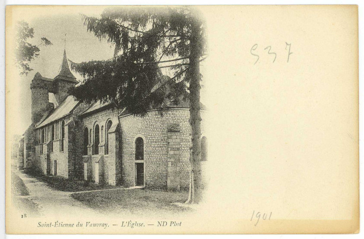 Saint-Etienne-du-Vauvray. L'Eglise.