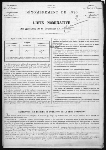 MARTOT 1926
