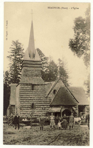 Beauficel-en-Lyons. L'Eglise.