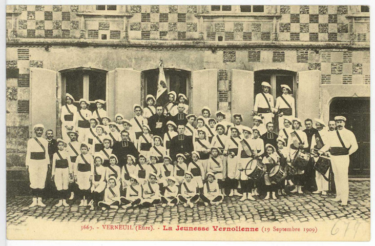 Verneuil-sur-Avre. La Jeunesse Vernolienne (19 septembre 1909).