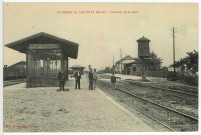 Saint-Pierre-du-Vauvray. Intérieur de la Gare.