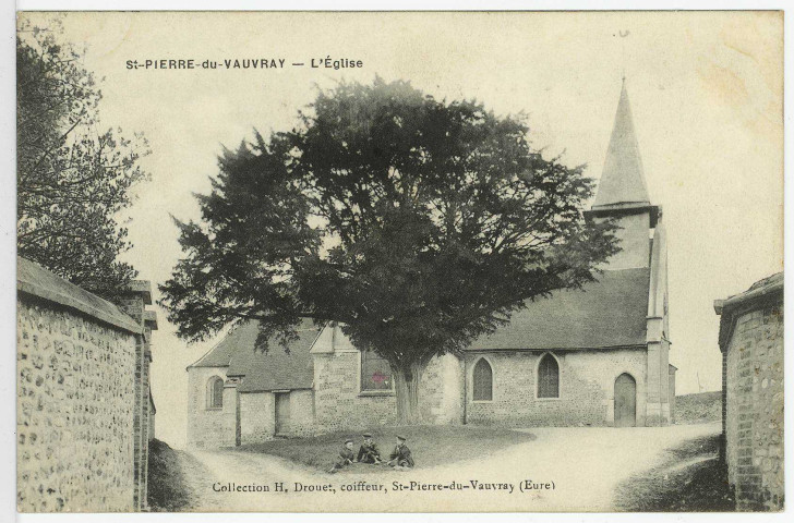 Saint-Pierre-du-Vauvray. L'Eglise.