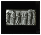 Musée du Louvre à Paris, frise est des panathénées du Parthénon à Athènes (Grèce).
