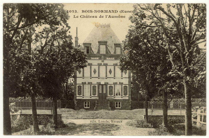 Bois-Normand-près-Lyre. Le Château de l'Aumône.