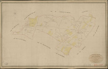 Haye-Saint-Sylvestre (La). Tableau d'assemblage _ du Plan Parcellaire de la Commune de Haye St Sylvestre _ Canton de Rugles - Evreux - Eure. _ Terminé sur le Terrain le 17 Aout 1834, sous l'administration de M. A Passy, Préfet _ M. Devieille, Maire _ et sous la Direction de M. Marel, Directeur des Contributions directes _ M. Le Fébure, Géomètre en Chef. _ Par M. Girard, Géomètre de 1re classe.