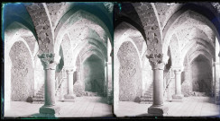 Salle de l'Aquilon de l'abbaye du Mont-Saint-Michel (Manche).